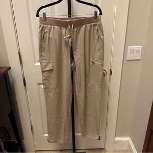 BVVU Satin Cargo Pocket Jogger Pants NEW